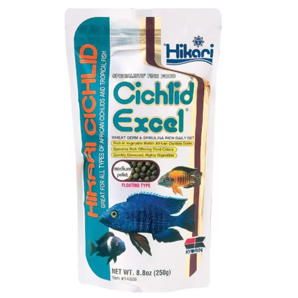 Hikari Cichlid Excel Medium Pellet 8.8 oz