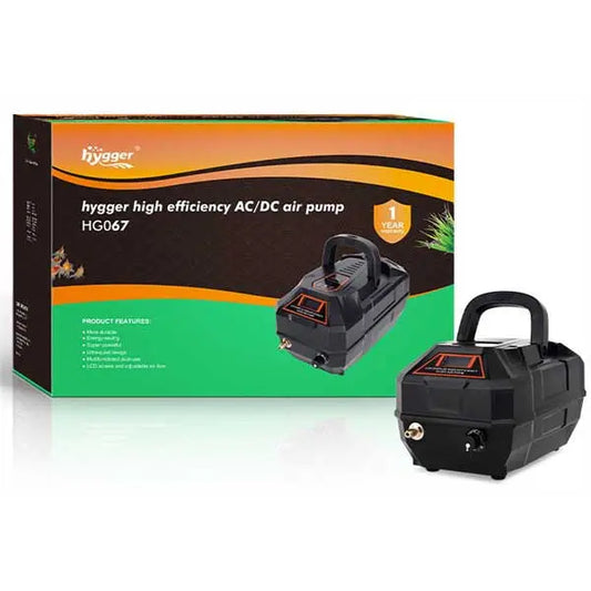 hygger hg067 ac dc aquarium air pump