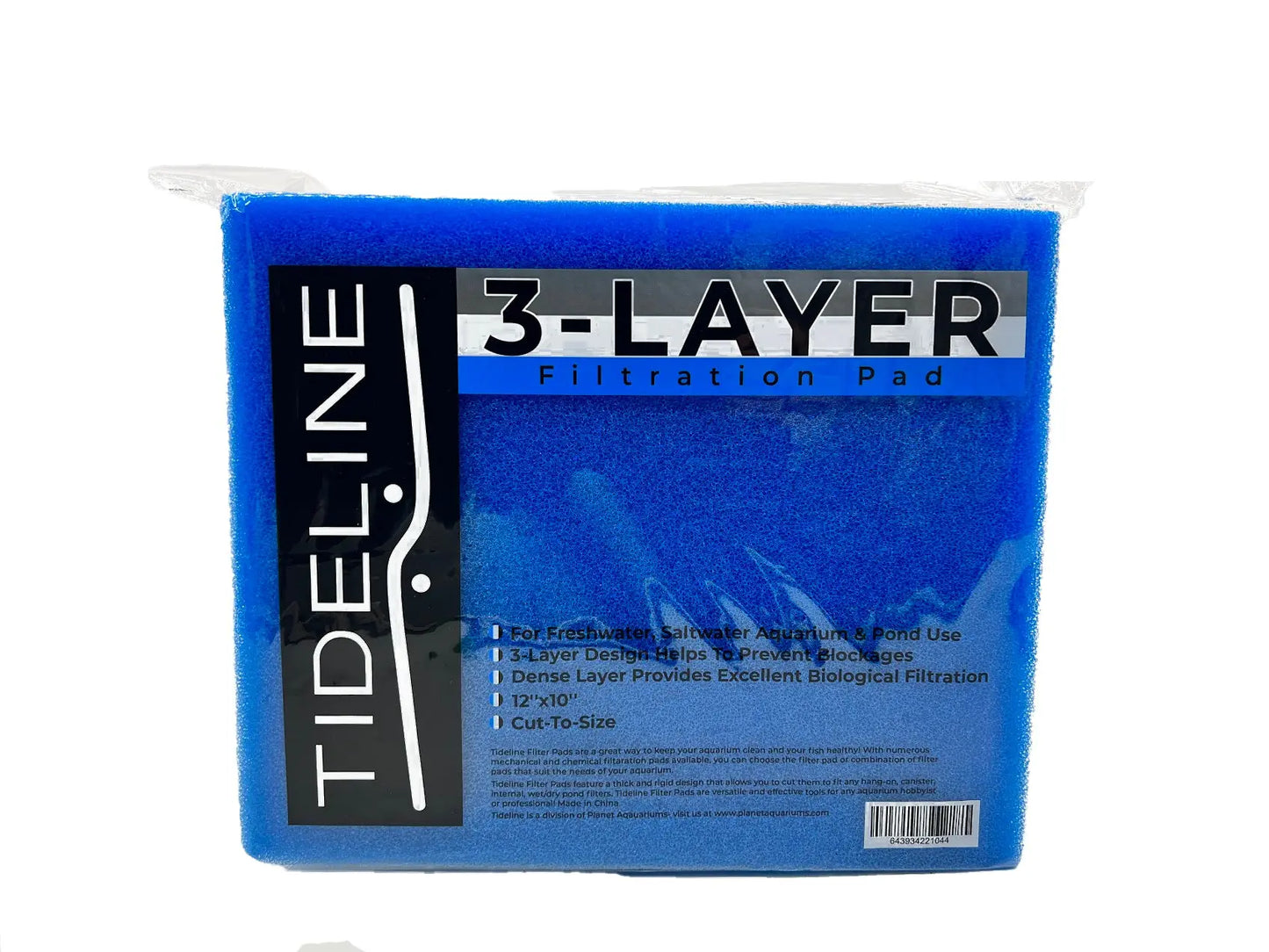 Tideline 3-layer aquarium filter pad 12x10