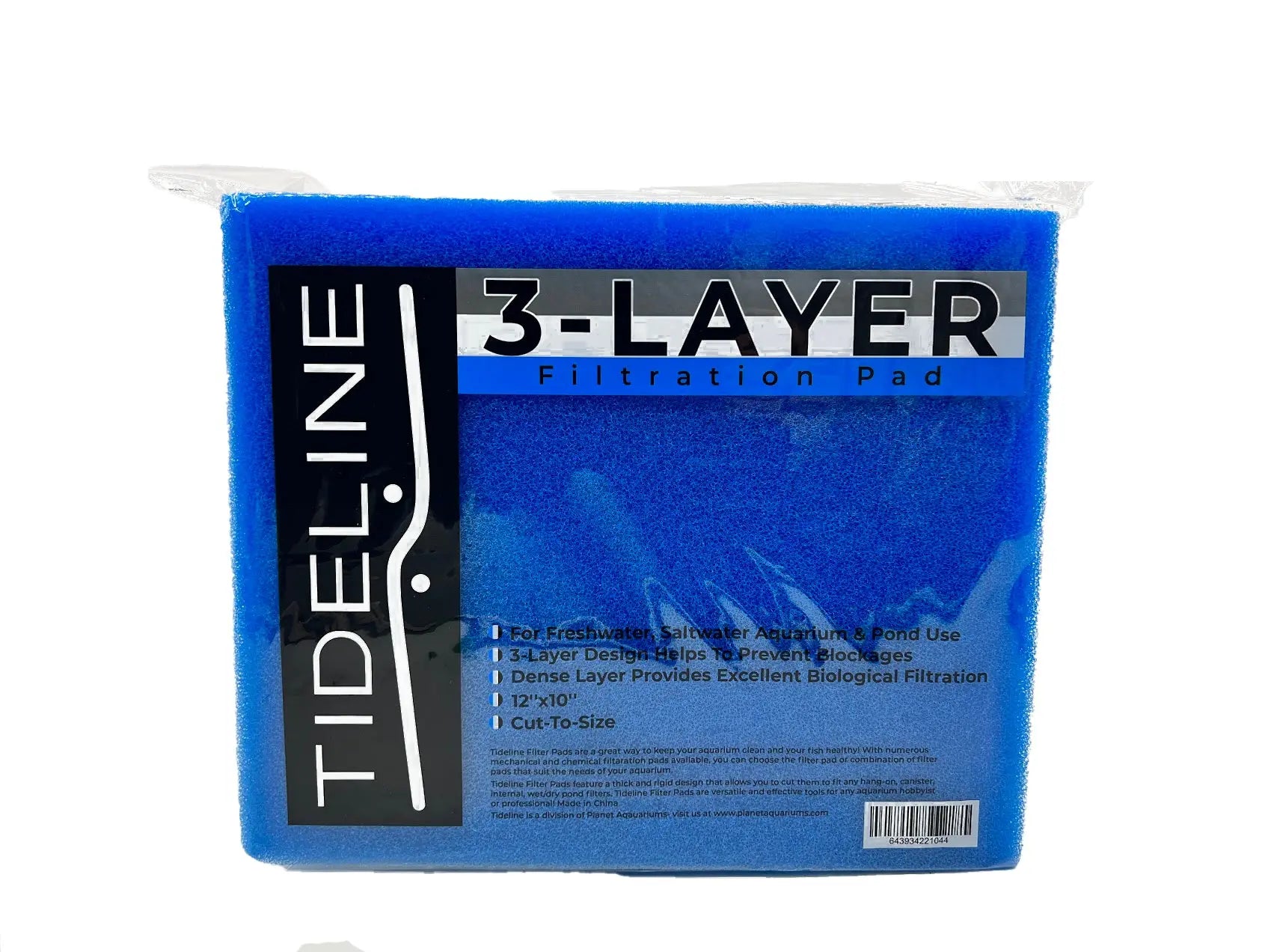 Tideline 3-layer aquarium filter pad 12x10