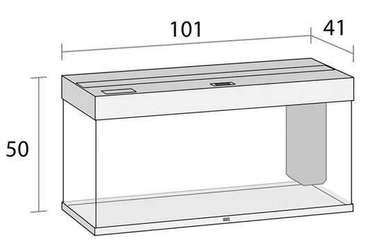Juwel Rio 125 Black Aquarium & Cabinet Combo featuring integrated LED lighting, advanced filtration, and matching black stand for freshwater fish, planted aquariums, and community fish setups.