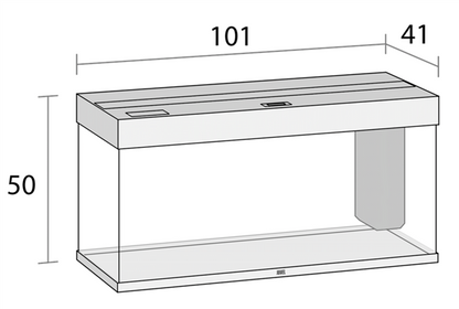 Juwel Rio 125 Black Aquarium & Cabinet Combo featuring integrated LED lighting, advanced filtration, and matching black stand for freshwater fish, planted aquariums, and community fish setups.