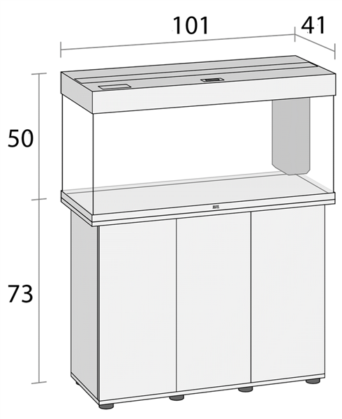 Juwel Rio 125 Black Aquarium & Cabinet Combo featuring integrated LED lighting, advanced filtration, and matching black stand for freshwater fish, planted aquariums, and community fish setups.