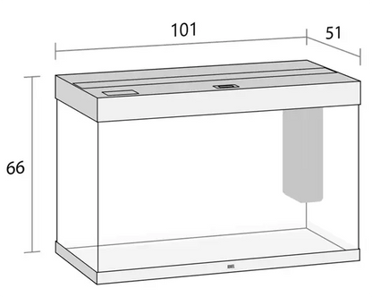 Juwel Rio 290 LED Aquarium System Light Wood featuring integrated LED lighting, advanced filtration, and elegant light wood cabinet for freshwater fish and planted aquariums.