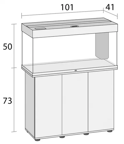 Juwel Rio 180 Light Wood Aquarium & Cabinet Combo featuring integrated LED lighting, advanced filtration, and matching light wood stand for freshwater fish, planted aquariums, and community fish setups.