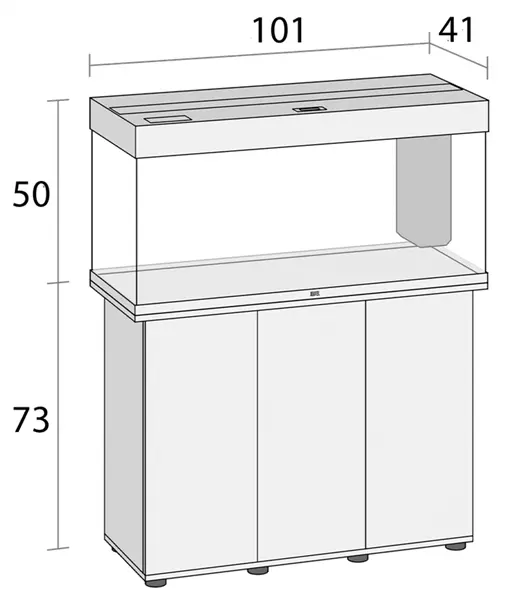 Juwel Rio 180 Light Wood Aquarium & Cabinet Combo featuring integrated LED lighting, advanced filtration, and matching light wood stand for freshwater fish, planted aquariums, and community fish setups.