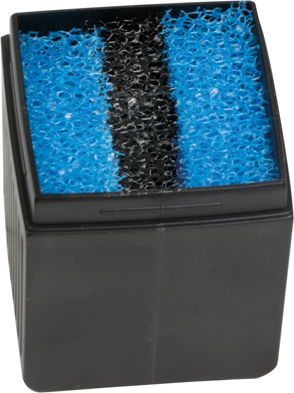 “Sicce Shark Nano Replacement Sponge – black open-cell foam for mechanical and biological filtration in Sicce Shark Nano 320 internal filters.”