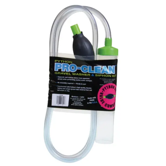 Python Pro-Clean gravel washer and siphon kit aquarium cleaning tool for gravel vacuuming and water changes