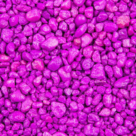 Estes Permaglo Lavender Aquarium Gravel decorative lavender-purple substrate for freshwater aquariums, betta tanks, and colorful fish displays