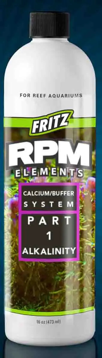 Fritz Aquatics RPM Elements Part 1 Alk 16 oz alkalinity supplement for reef aquariums