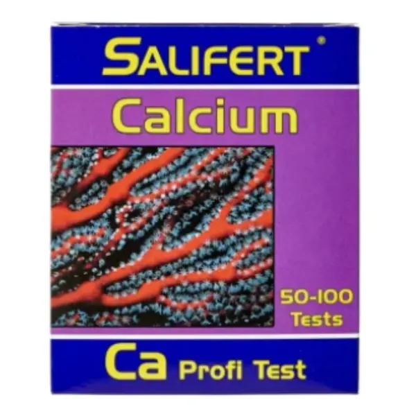 Salifert Calcium Test Kit for reef and saltwater aquariums providing accurate calcium level testing for coral growth and marine aquarium health