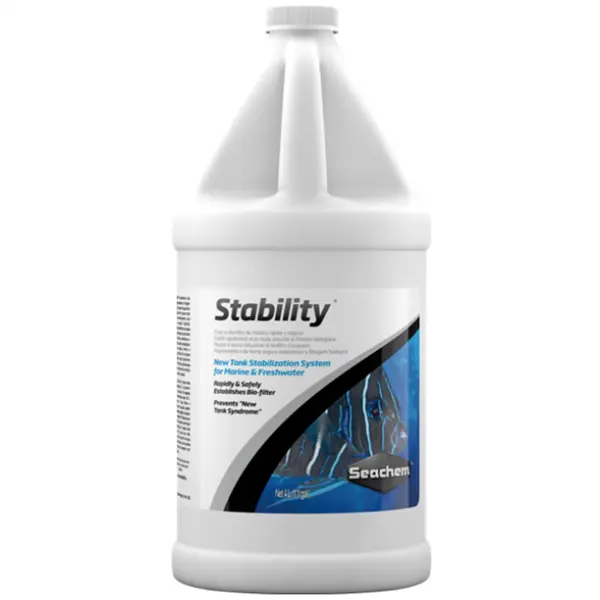 Seachem Stability 4L beneficial bacteria supplement for freshwater and marine aquarium biological filtration