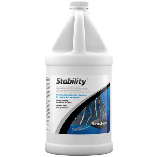 Seachem Stability 4L beneficial bacteria supplement for freshwater and marine aquarium biological filtration