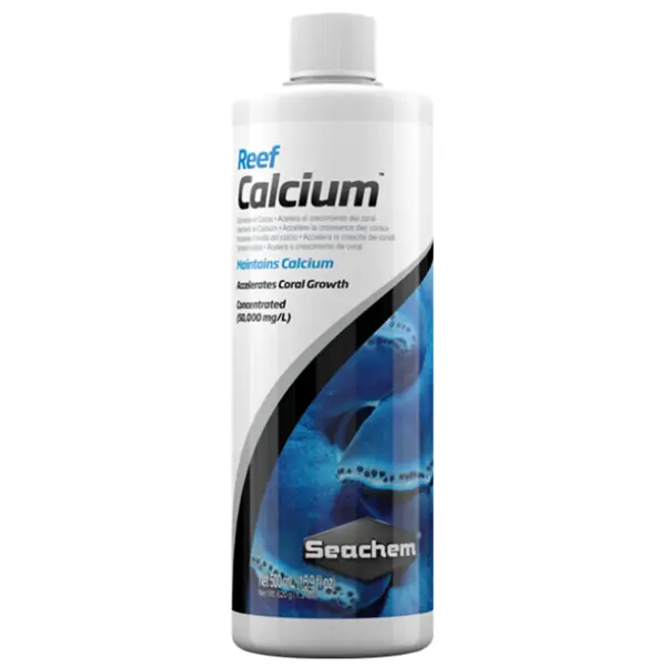 Seachem Reef Calcium 500 mL organic calcium supplement for coral reef aquariums