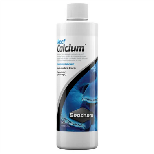 Seachem Reef Calcium 250 mL calcium supplement for reef aquariums and coral care