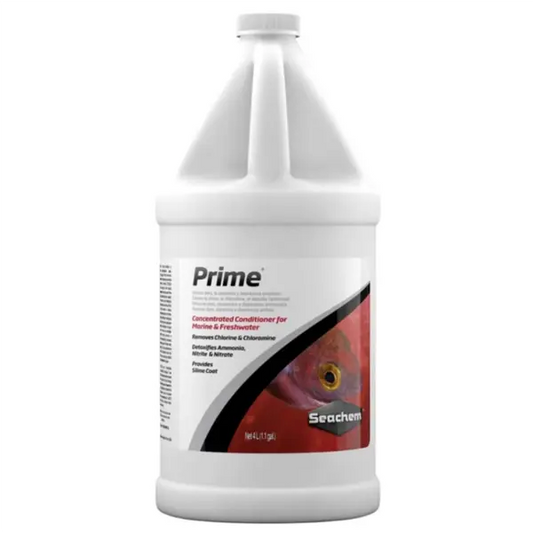 Seachem Prime 4L concentrated aquarium water conditioner for freshwater and saltwater tanks