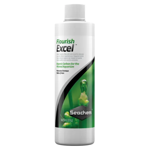 Seachem Flourish Excel 250 mL liquid carbon supplement for freshwater planted aquariums