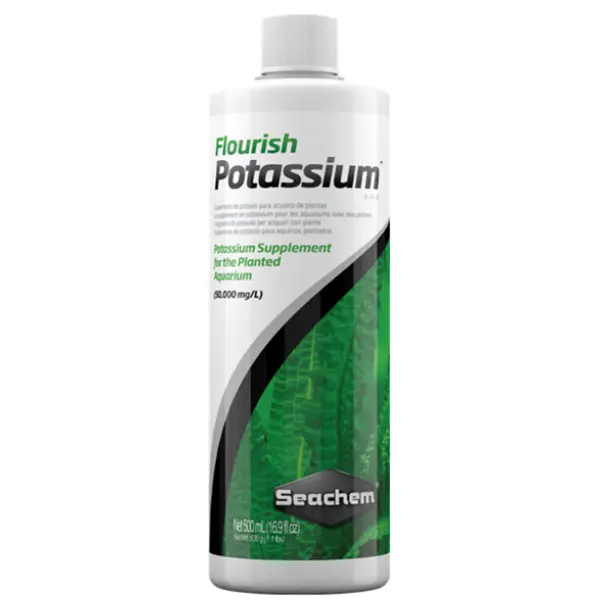 Seachem Flourish Potassium 500 mL supplement for freshwater planted aquariums