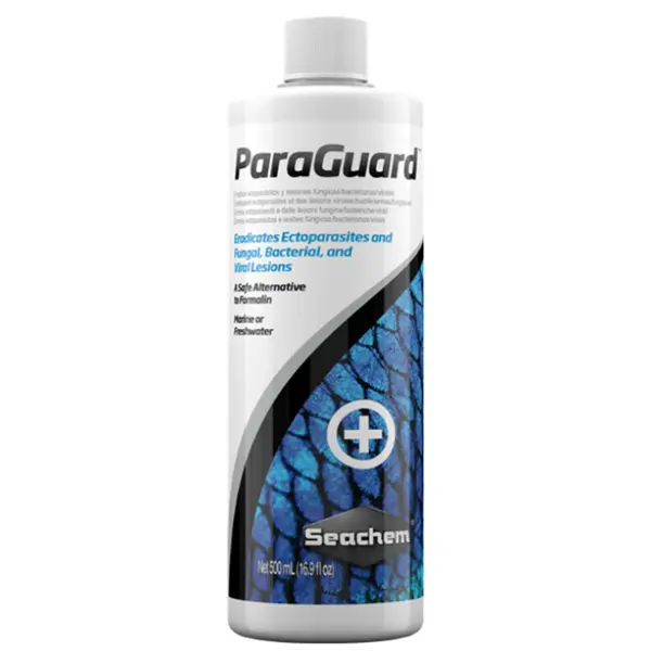 Seachem ParaGuard 500 mL external parasite treatment for aquarium fish