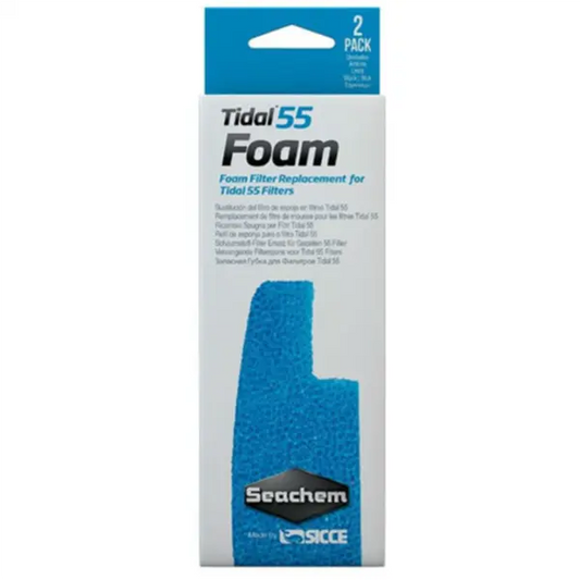 Seachem Tidal 55 Foam two-pack replacement filter sponges