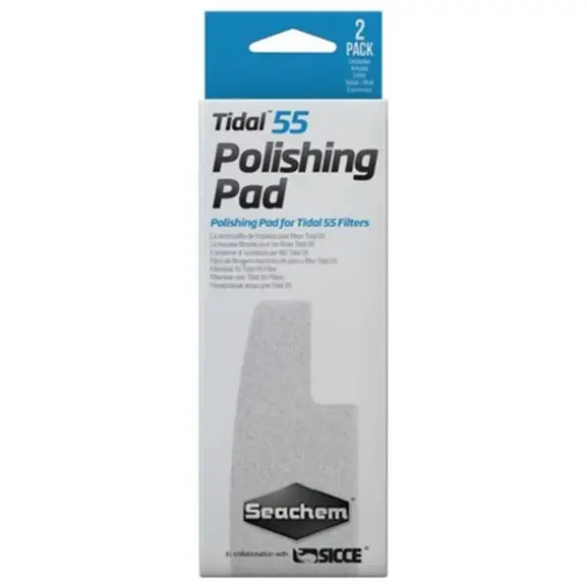 Seachem Tidal 55 Polishing Pad two-pack fine mechanical aquarium filter media