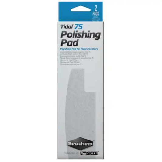 Seachem Tidal 75 Polishing Pad two-pack fine mechanical aquarium filter media