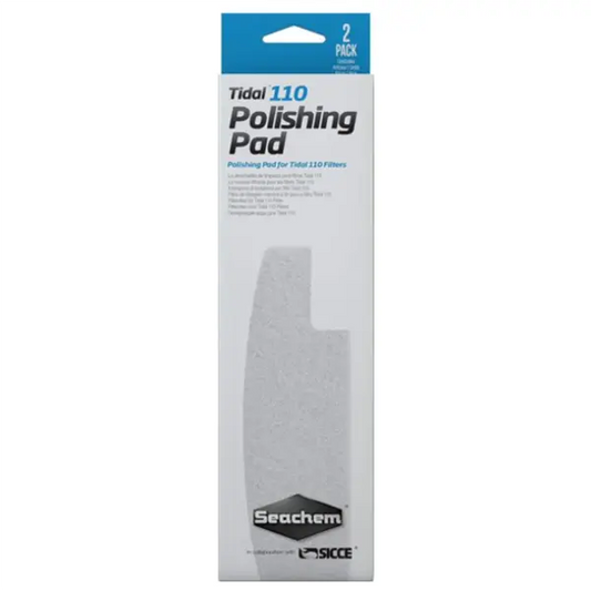 Seachem Tidal 110 polishing pads two pack fine mechanical filter media aquariums.