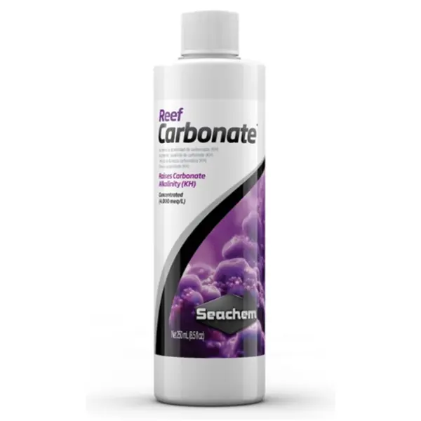Seachem Reef Carbonate 250 mL liquid alkalinity supplement for reef aquariums