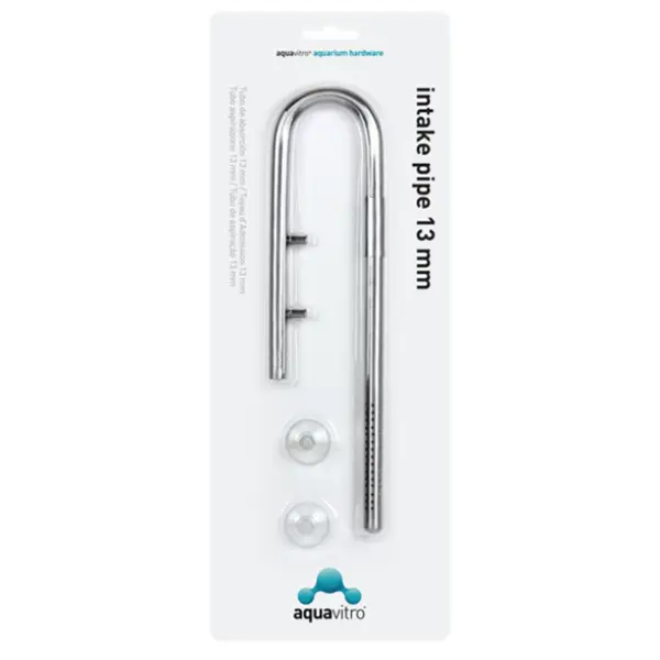 Seachem Aquavitro Stainless Steel Intake Pipe 13 mm – Canister Filter Intake for Aquariums