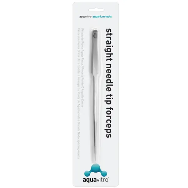 aquavitro straight needle tip forceps aquascaping tweezers
