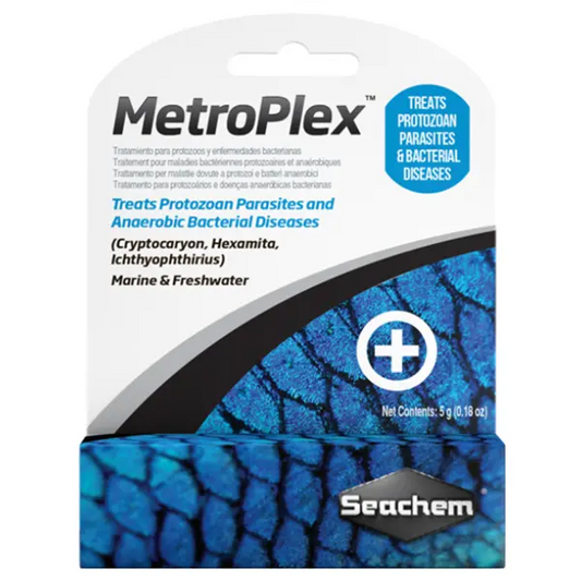 Seachem MetroPlex 5 g fish medication for freshwater and saltwater aquariums