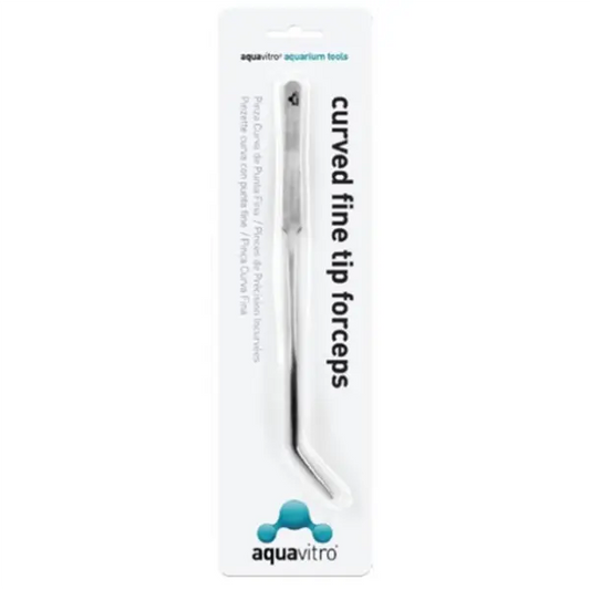 aquavitro curved fine forceps 25cm aquascaping tweezers
