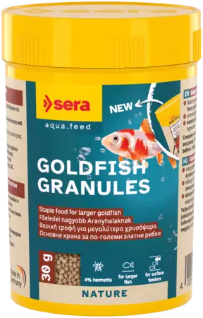 Sera Goldfish Granules 1oz / 30g – Slow-Sinking Staple Food for Goldfish