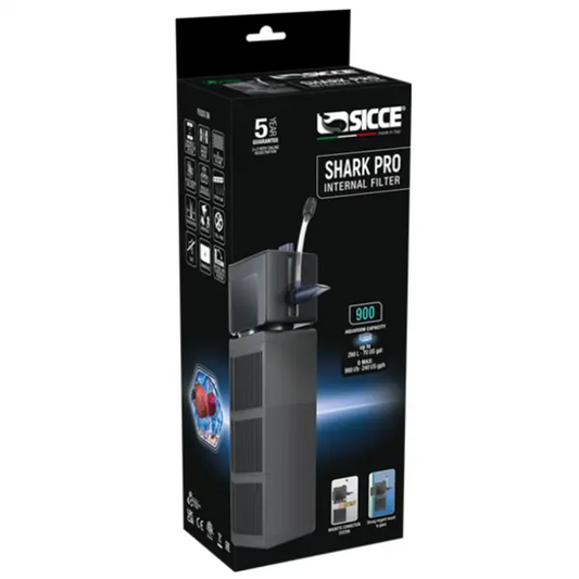 Sicce Shark PRO 900 internal aquarium filter retail box packaging