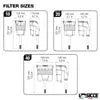 Sicce Aqua Filtra 20 Hang-On-Back filter – compact aquarium filter for tanks up to 20 gallons, with 3-stage filtration.