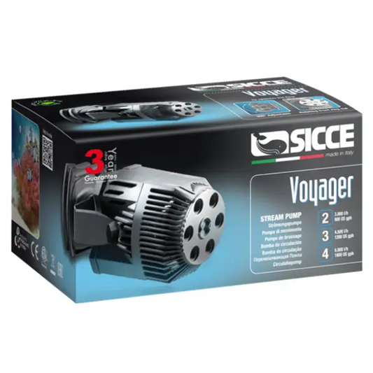 Sicce VOYAGER 3 Pump 1200 GPH aquarium circulation pump for reef and freshwater tanks