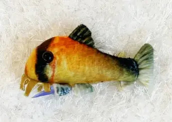 GreenPleco Corydoras metae Plush – soft tan and black Bandit Cory catfish plush toy for aquarium lovers