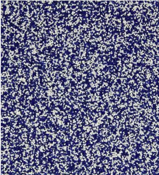 Weird Waters blue aquarium substrate with deep blue and bright white gravel for freshwater aquariums and ocean-themed fish tanks