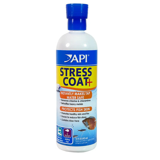 API Stress Coat making tap water safe for fish with slime coat protection