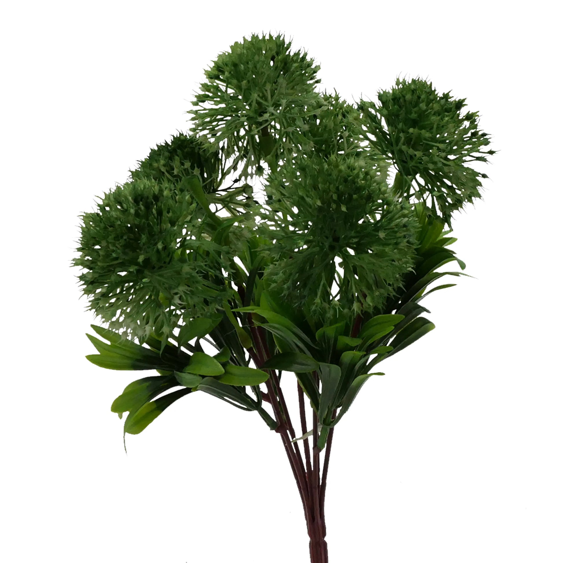 12-inch Bluebell Allium artificial aquarium plant – colorful fish-safe decor providing natural cover and texture in freshwater tanks.