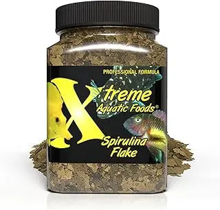 Xtreme Spirulina Flakes 3.5 oz premium algae-based fish food