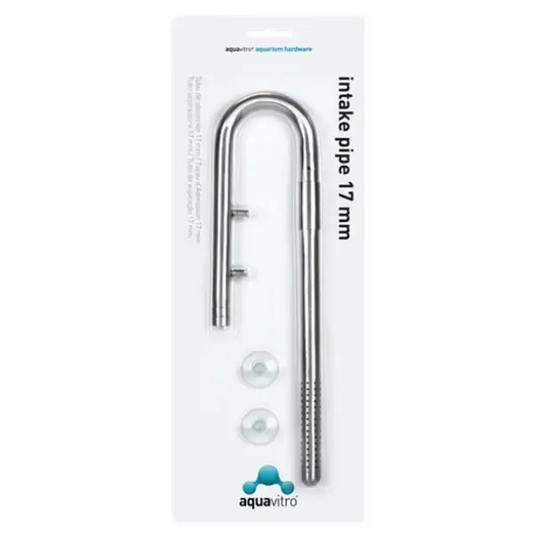 Seachem aquavitro stainless steel freshwater intake pipe, 17 mm, for 16/22 mm filter tubing