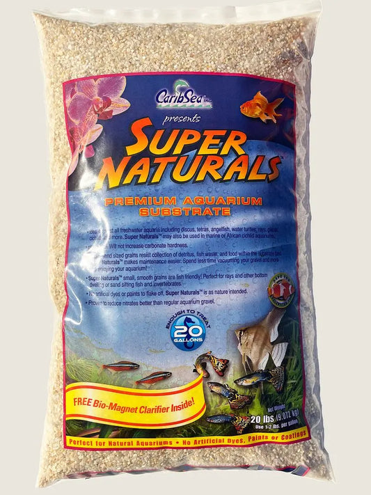 CaribSea Super Naturals Carolina Creek 20lb natural freshwater aquarium gravel substrate
