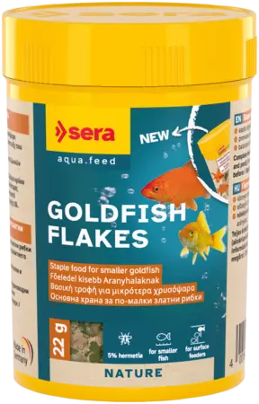 Sera Goldfish Flakes 100 ml staple flake food for common and fancy goldfish