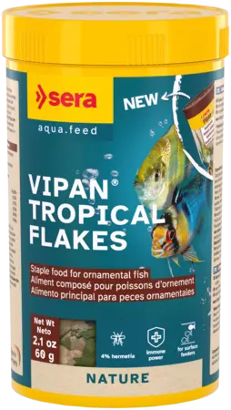 Vipan Tropical Flakes 250 ml 2.1 oz (60 g) Tropical Treasures Wyo LLC