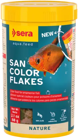 San Color Flakes 250 ml 2.1 oz (60 g) Tropical Treasures Wyo LLC