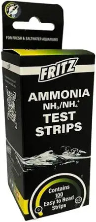 Fritz Ammonia Test Strips Tropical Treasures Wyo LLC