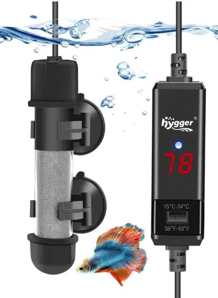 Hygger HG031 Mini Pro Heater 50w Tropical Treasures Wyo LLC