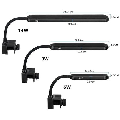 Hygger HG033 6W LED Aquarium Light – compact full spectrum LED fixture for nano freshwater or planted aquariums