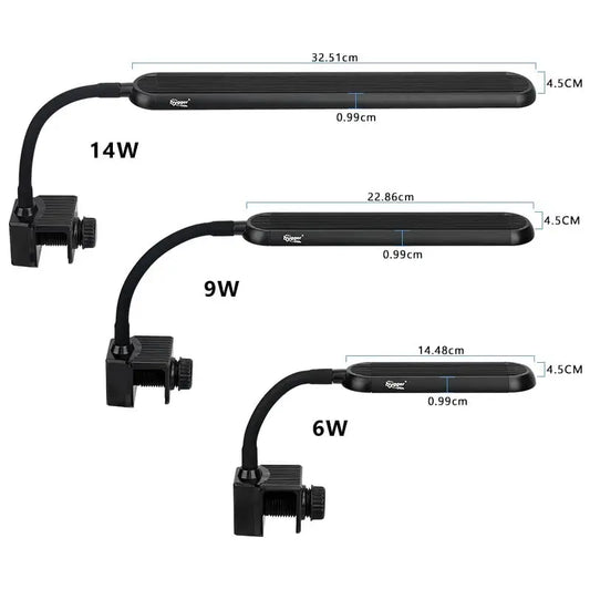Hygger HG033 6W LED Aquarium Light – compact full spectrum LED fixture for nano freshwater or planted aquariums